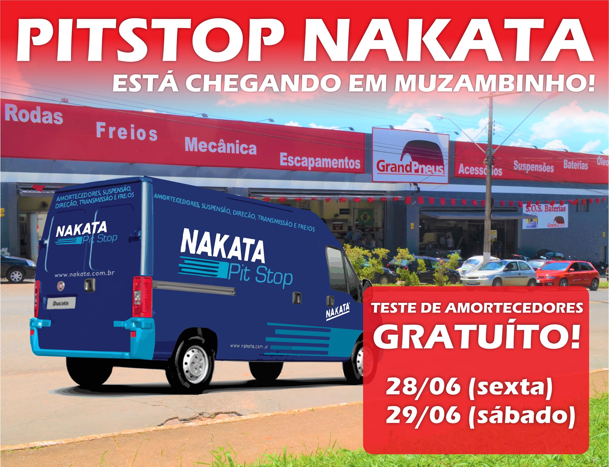 Avaliações gratuitas de amortecedores do Nakata Auto Stop